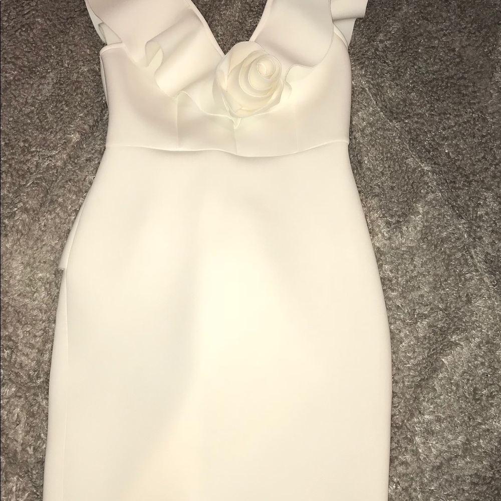 White Midi Dress...